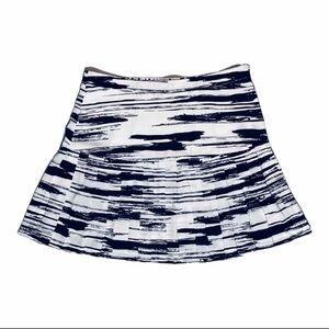 BANANA REPUBLIC FACTORY Black and White Skater Skirt